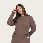 Cocoa Rumi Bamboo Long Sleeve Top