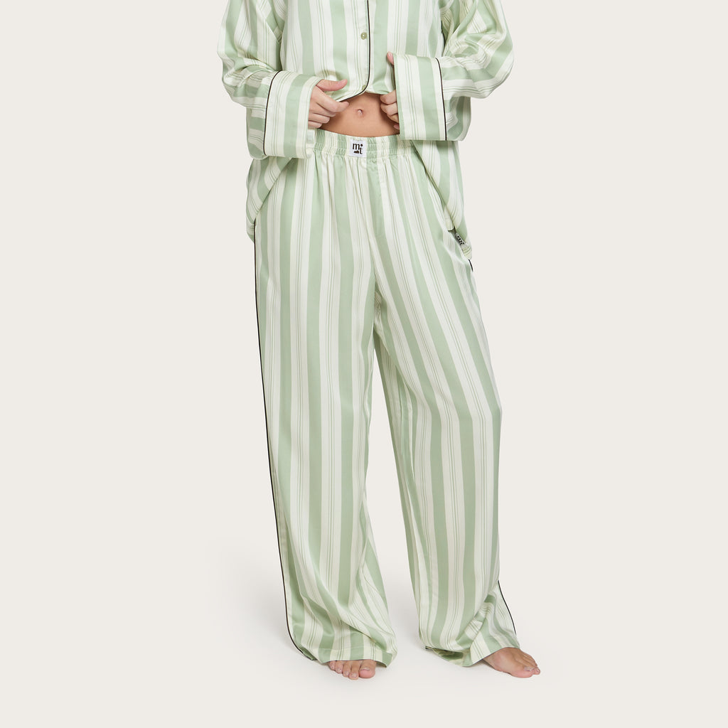 Pistachio Stripe Lottie Bamboo Pant