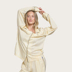 Butter Stripe Lottie Bamboo Long Sleeve Shirt
