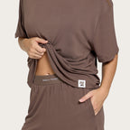 Cocoa Rumi Bamboo Top