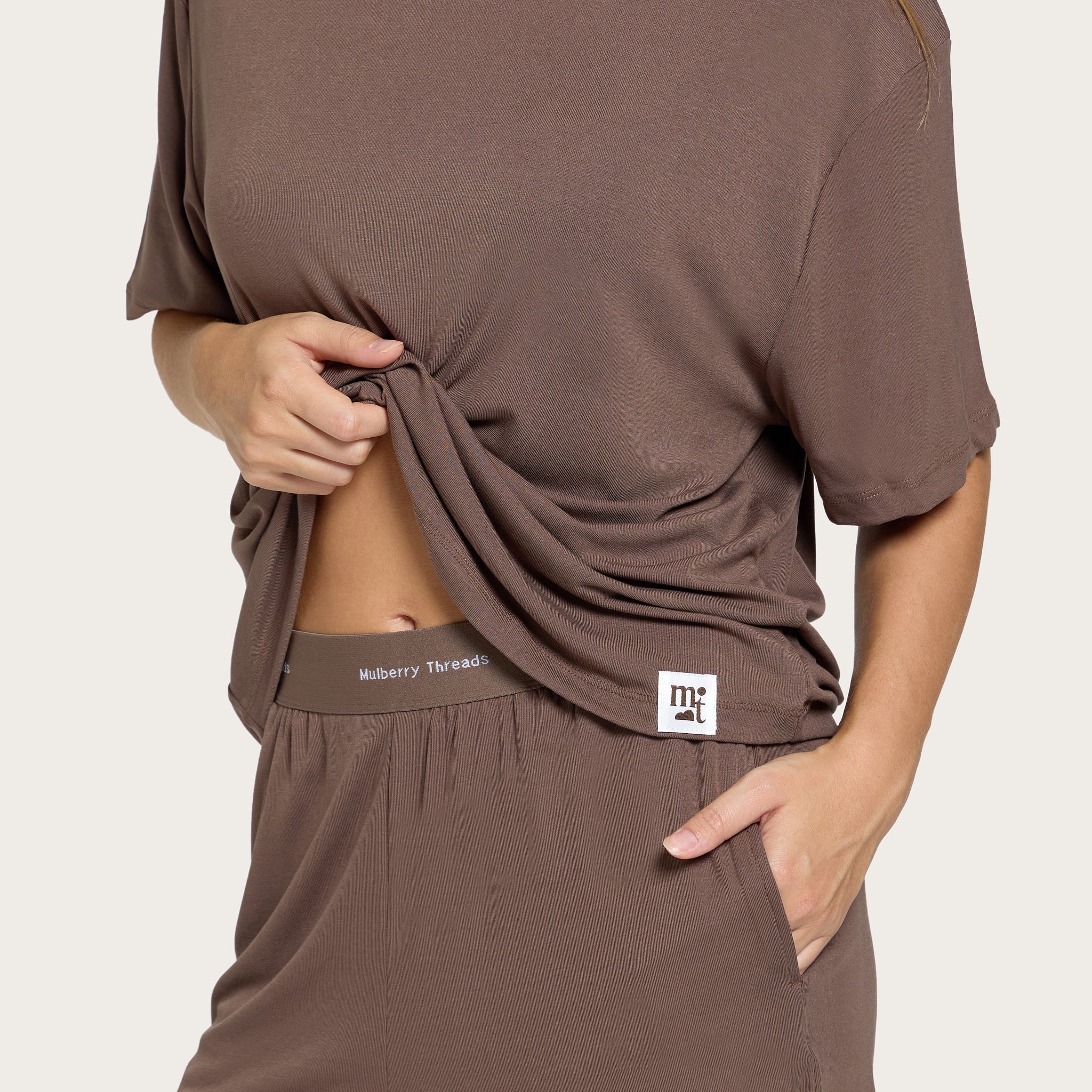 Cocoa Rumi Bamboo Top