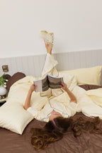 Butter Stripe Lottie Bamboo Pant