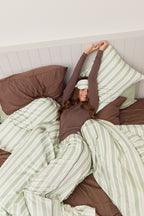 Pistachio Stripe Lottie Bamboo Pant