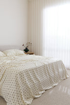 Cloud Polka Dot Bamboo Sheet Set