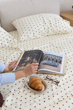 Cloud Polka Dot Bamboo Sheet Set