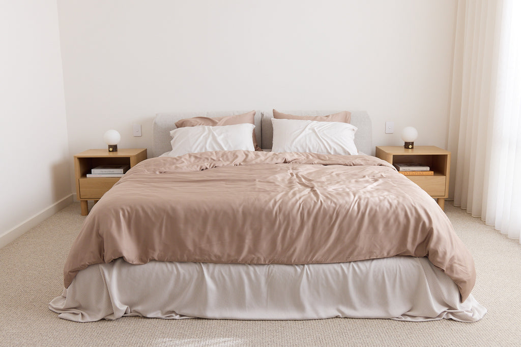 Latte Bamboo Quilt Cover