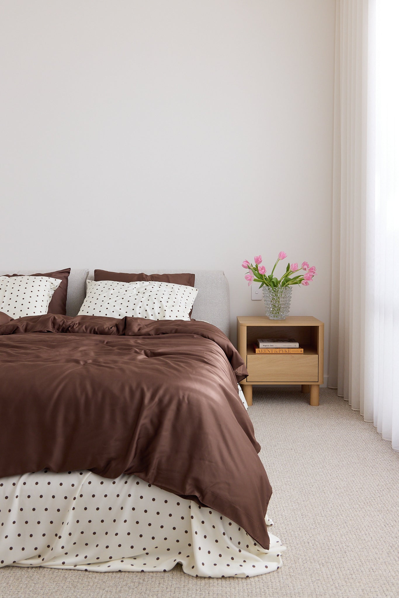 Cloud Polka Dot Bamboo Sheet Set