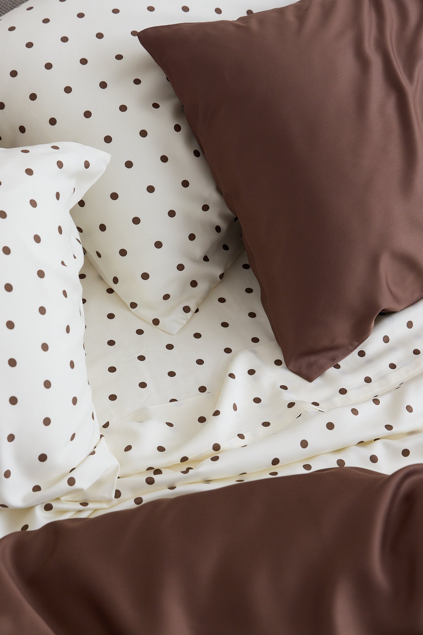 Cloud Polka Dot Bamboo Sheet Set