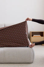 Chocolate Polka Dot Bamboo Fitted Sheet