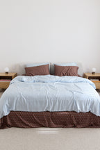 Chocolate Polka Dot Bamboo Sheet Set