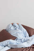 Sky Polka Dot Bamboo Quilt Cover