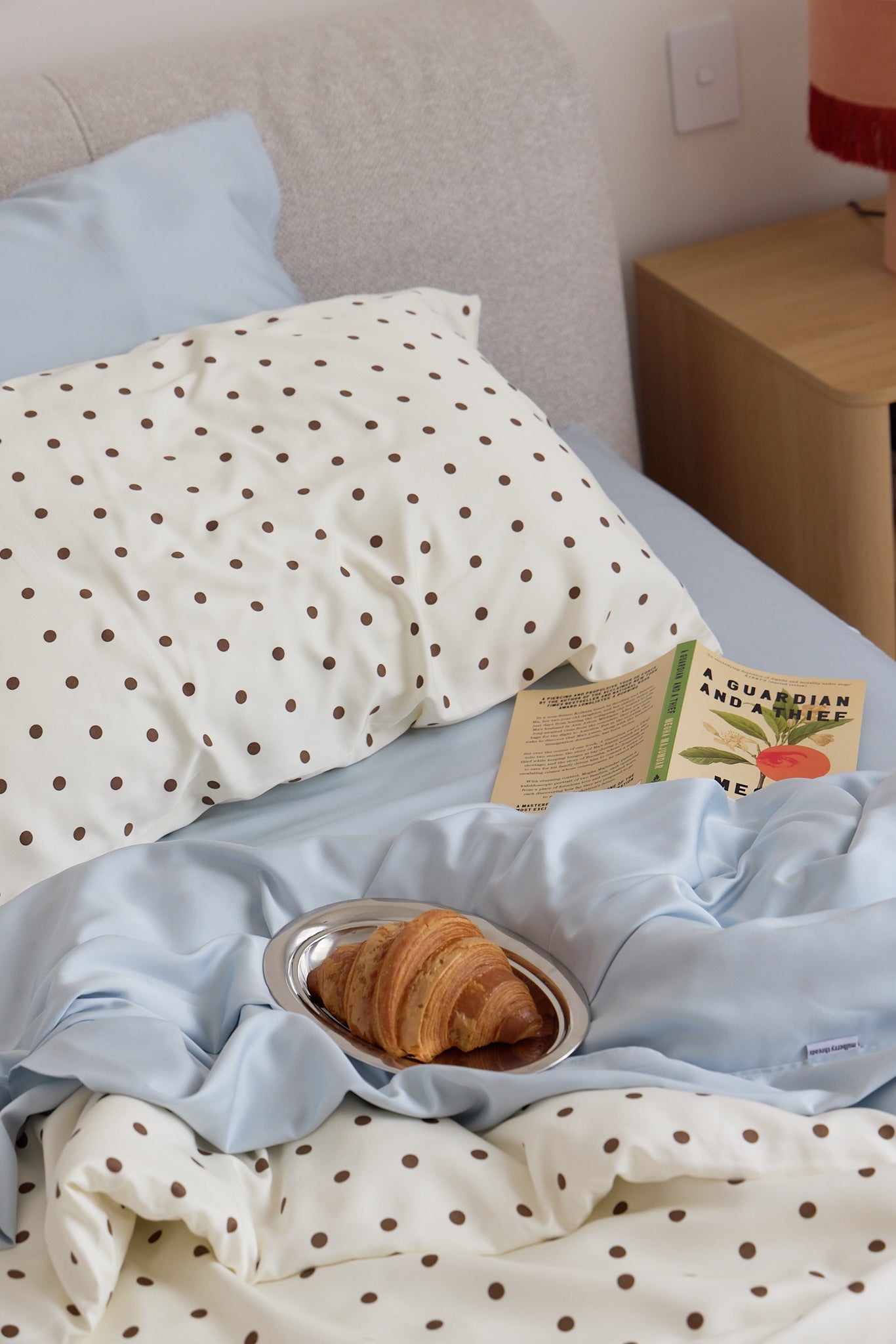 Cloud Polka Dot Bamboo Quilt Cover