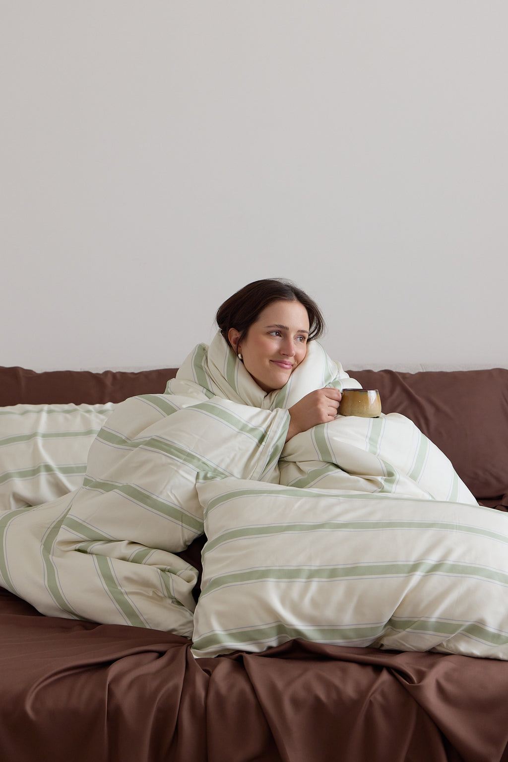 Meadow Stripe Bamboo Quilt Cover