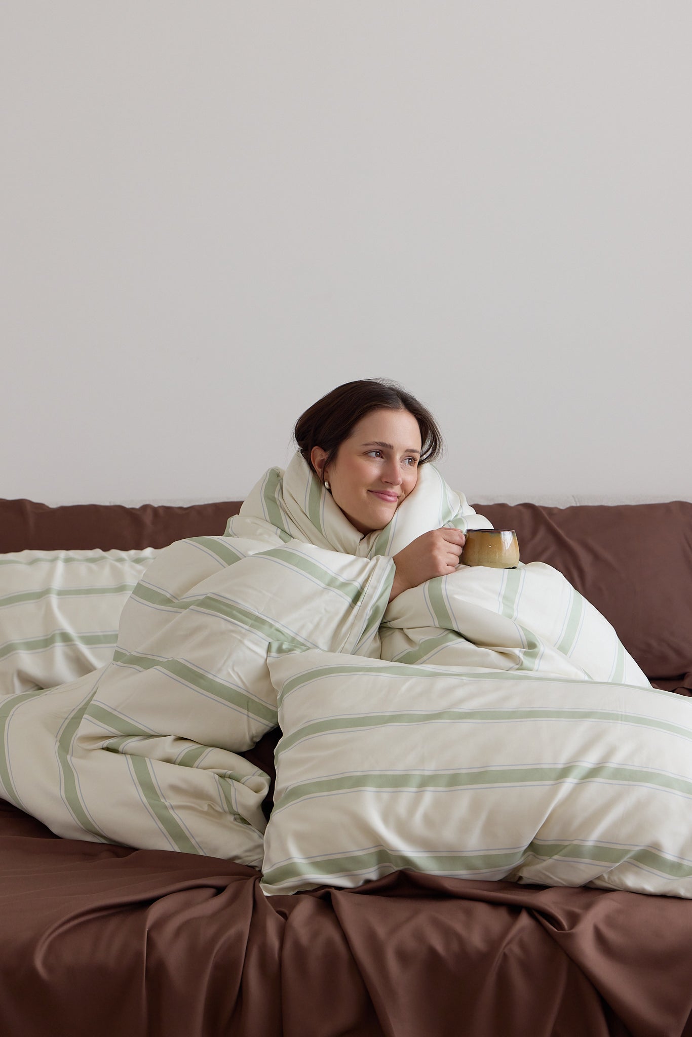 Meadow Stripe Bamboo Quilt Cover