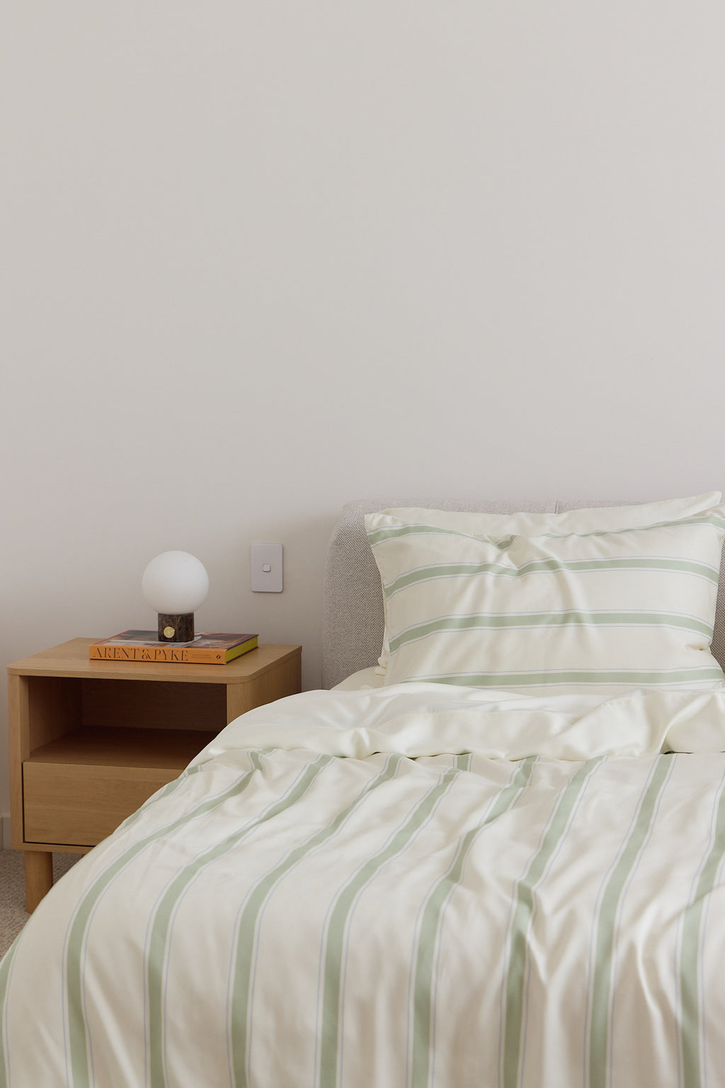 Meadow Stripe Bamboo Quilt Cover