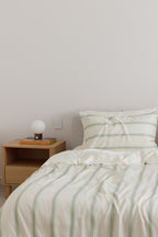 Meadow Stripe Bamboo Quilt Cover