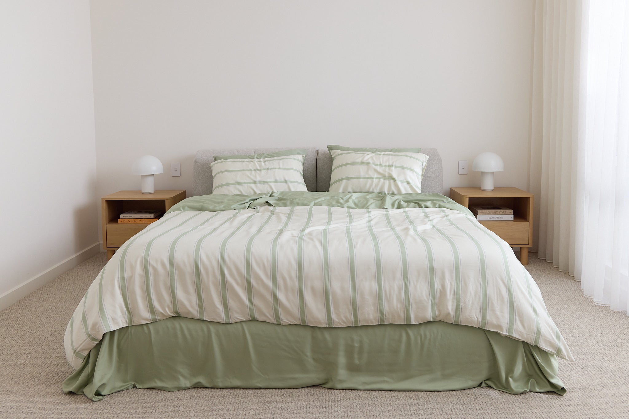 Meadow Stripe Bamboo Quilt Cover
