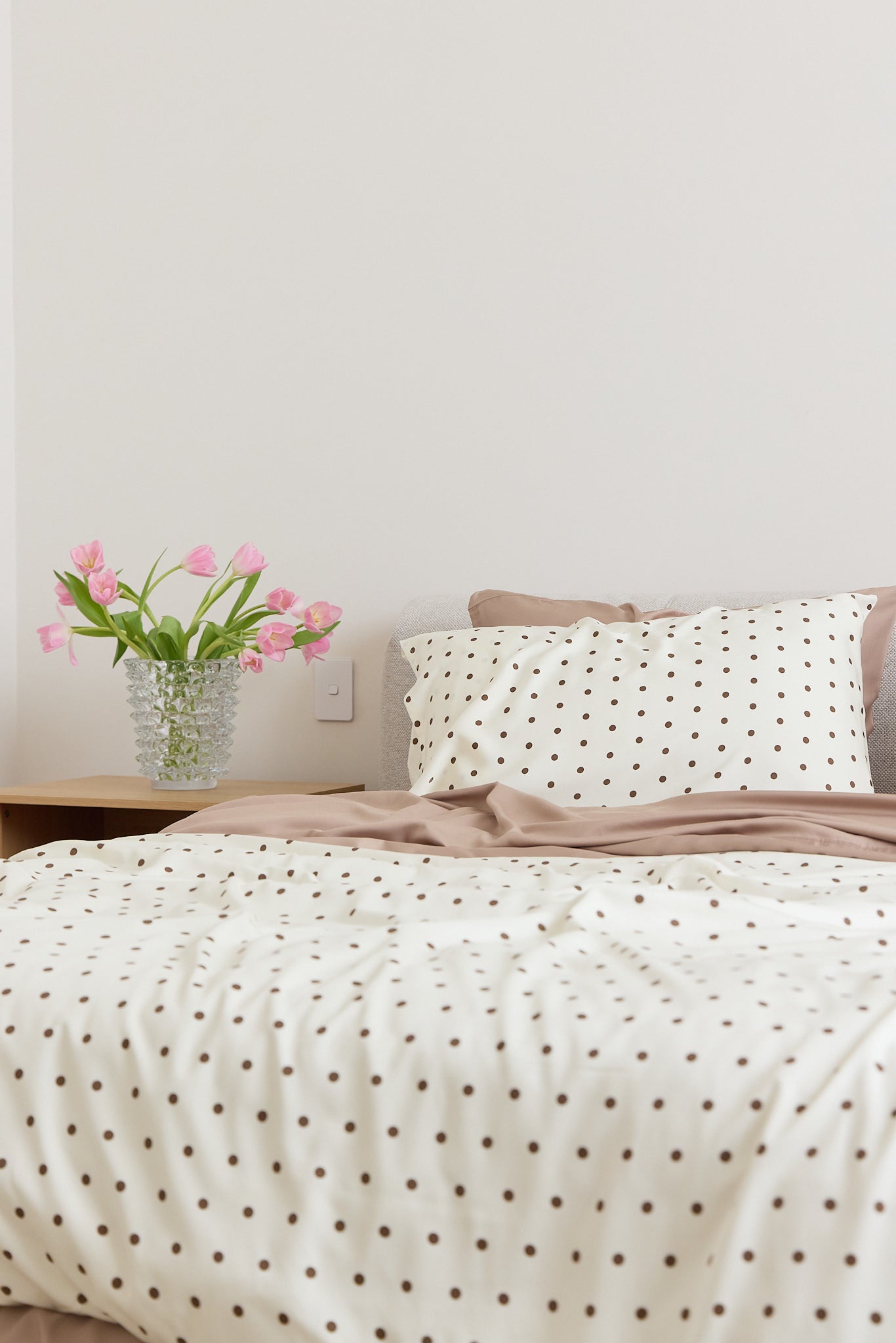 Cloud Polka Dot Bamboo Quilt Cover
