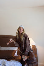 Chocolate Polka Dot Lottie Bamboo Pant