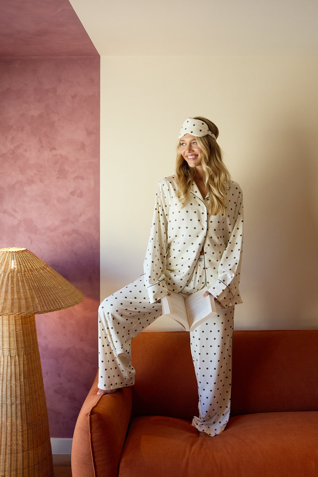 Cloud Polka Dot Lottie Bamboo Pant