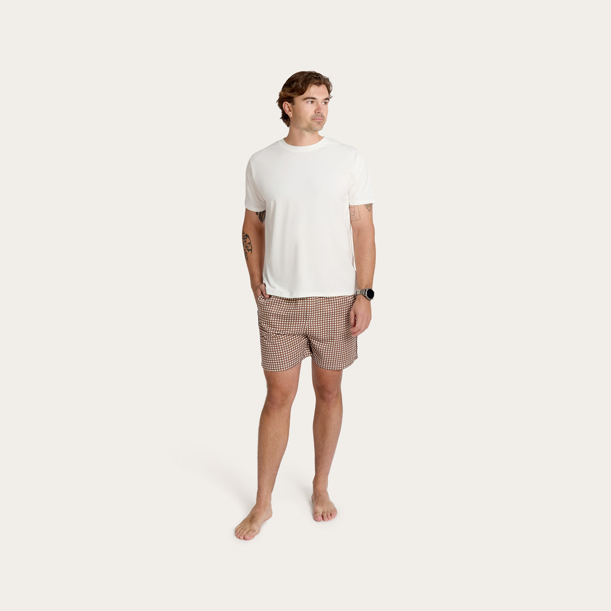 White Mike Bamboo Tee