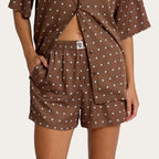 Chocolate Polka Dot Lottie Bamboo Short