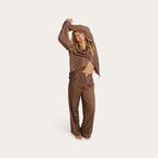 Chocolate Polka Dot Lottie Bamboo Pant