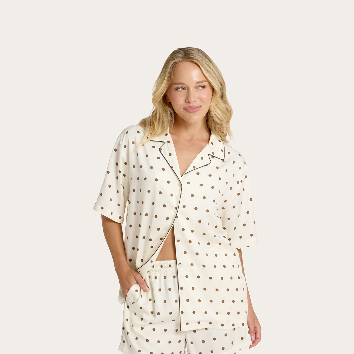 Cloud Polka Dot Lottie Bamboo Shirt