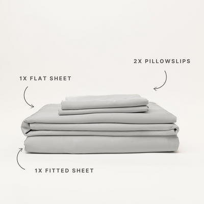 Bamboo Sheet Set - Silver [PRE-ORDER]