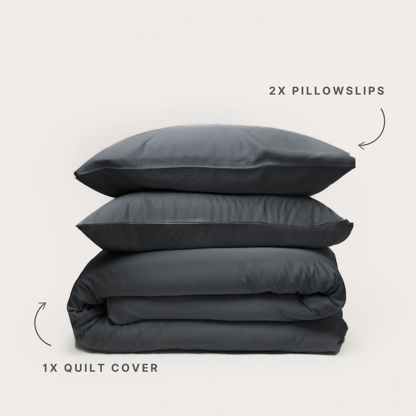 Bamboo Quilt Cover - Midnight