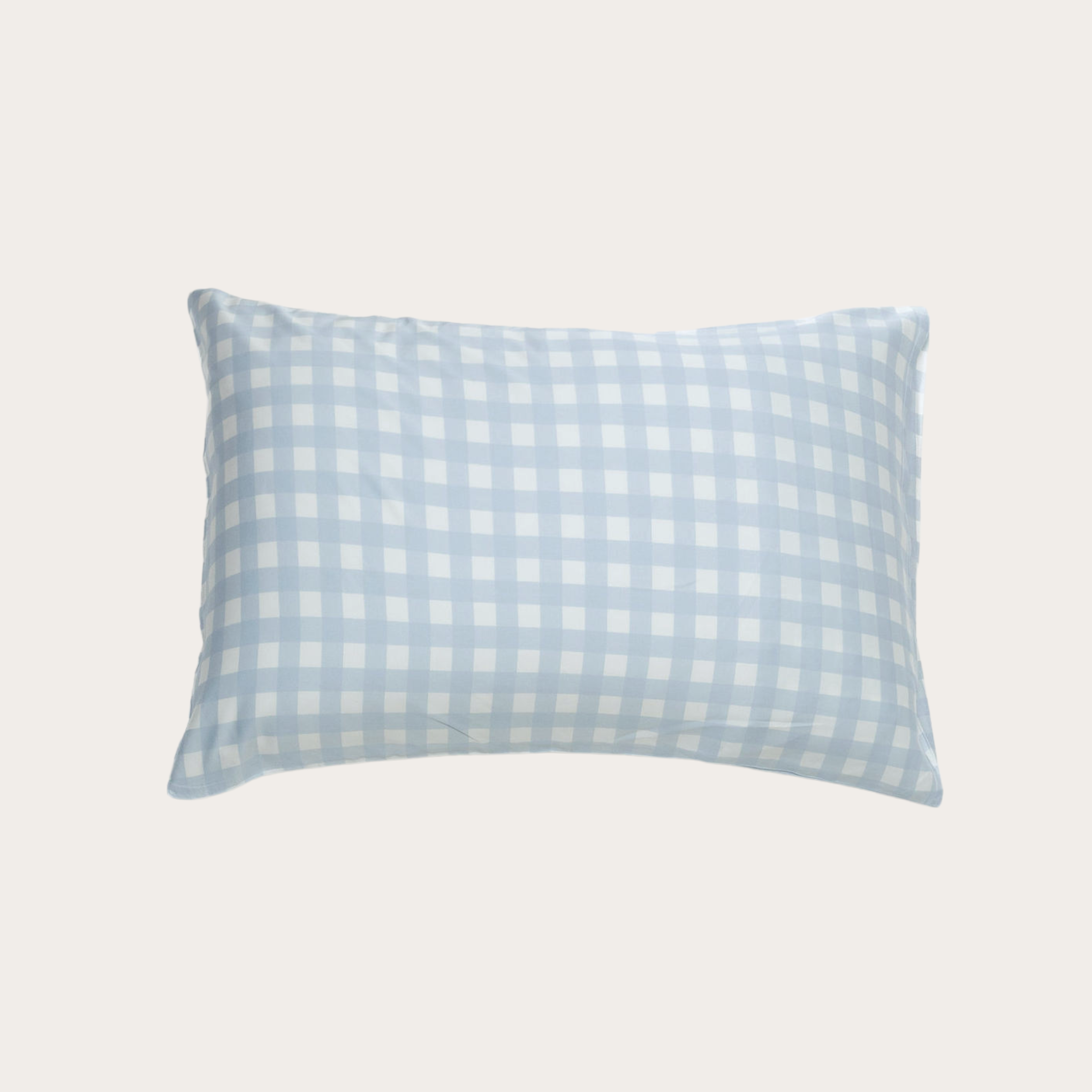 Sky Gingham Bamboo Pillowslip