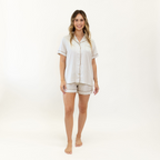 Mocha Stripe Ivy Bamboo Shirt