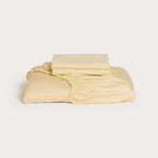 Butter Bamboo Fitted Sheet Set