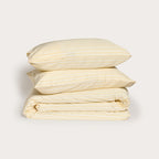 Butter Stripe Bamboo Quilt Cover