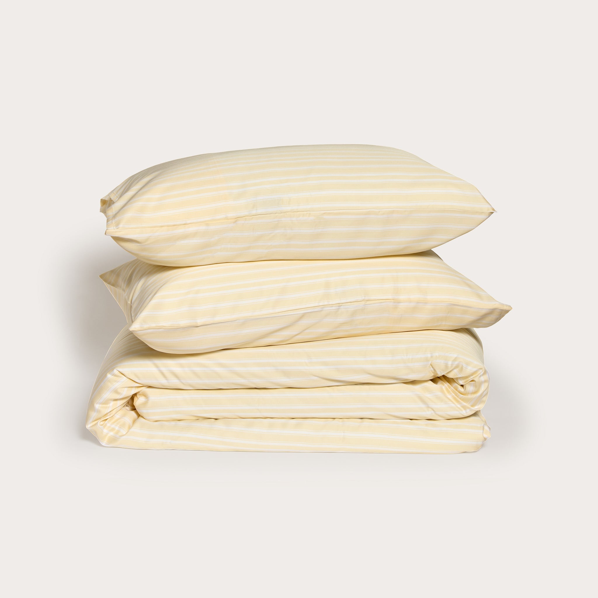 Butter Stripe Bamboo Quilt Cover