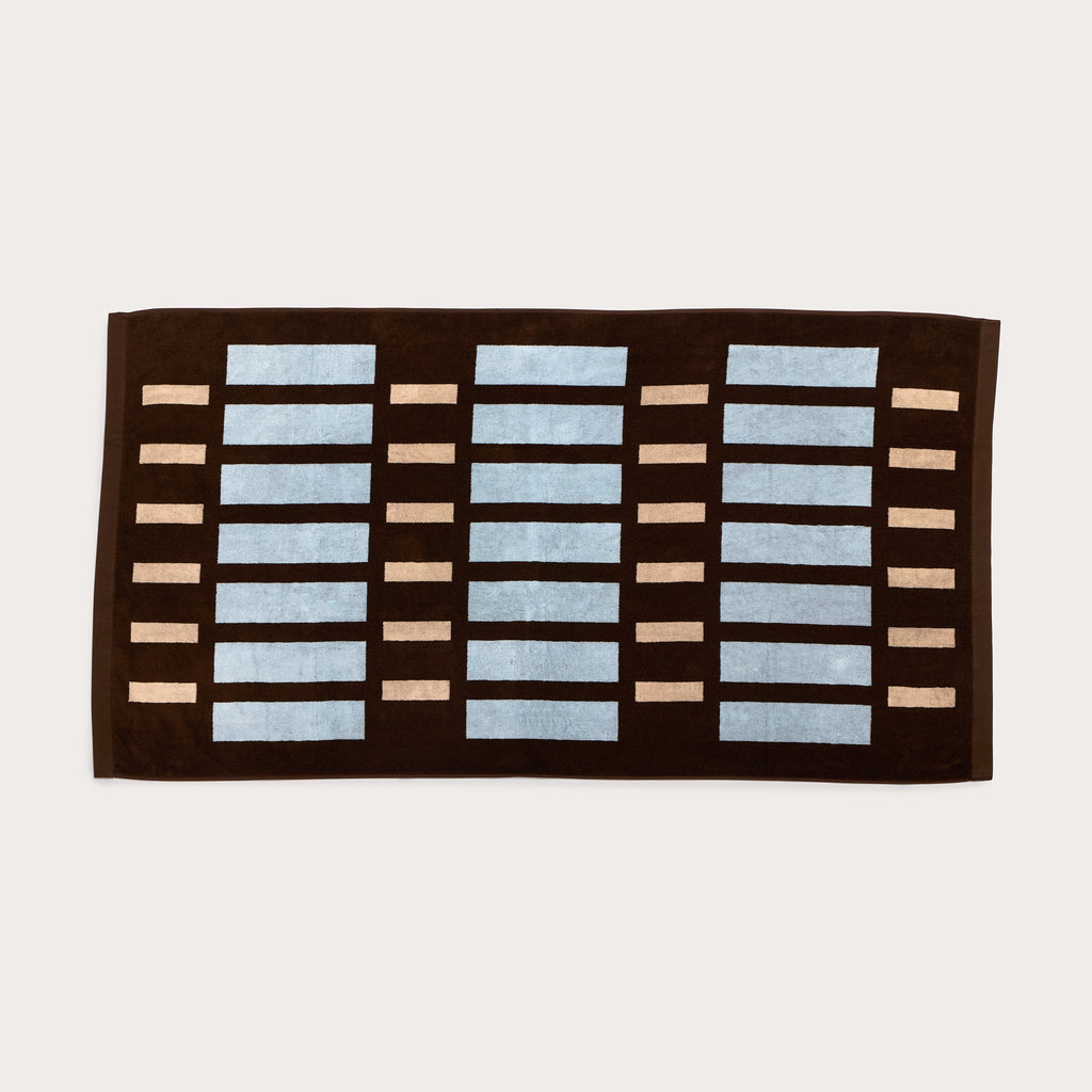 MT x MYC Bath Sheet Chocolate