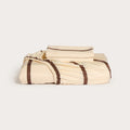 Chocolate Stripe Bamboo Fitted Sheet