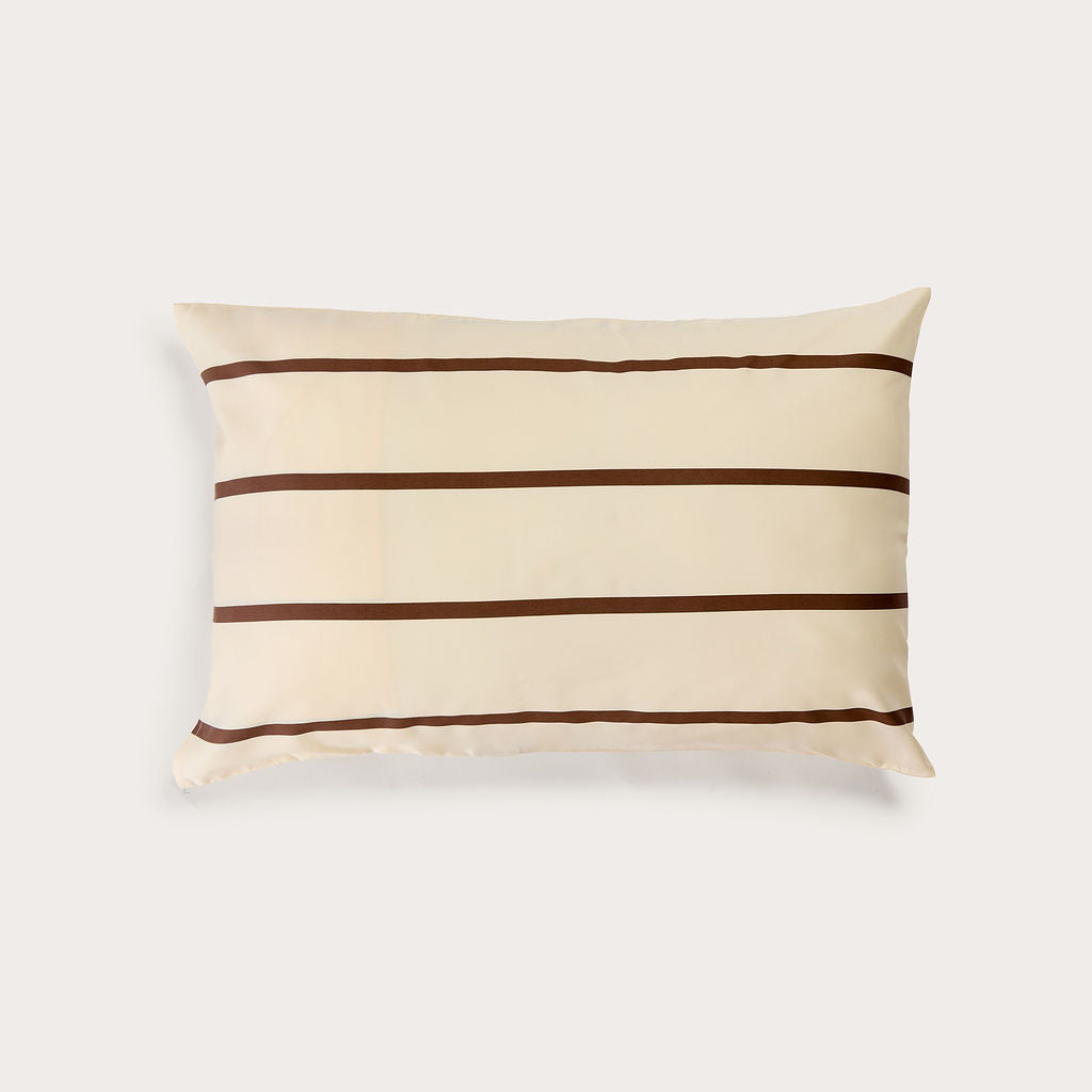 Chocolate Stripe Bamboo Pillowslip