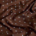 Chocolate Polka Dot Bamboo Sheet Set