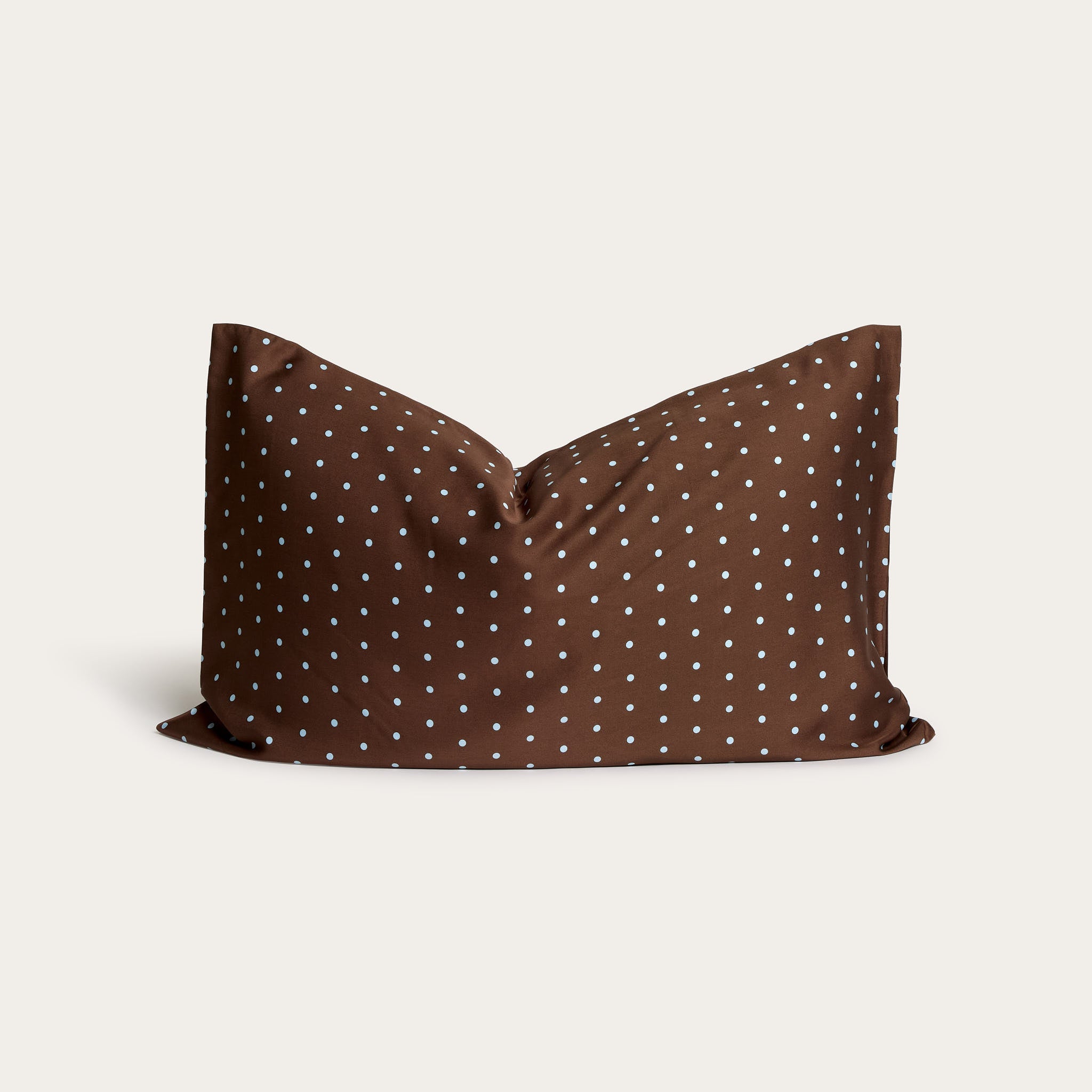 Chocolate Polka Dot Bamboo Pillowslip