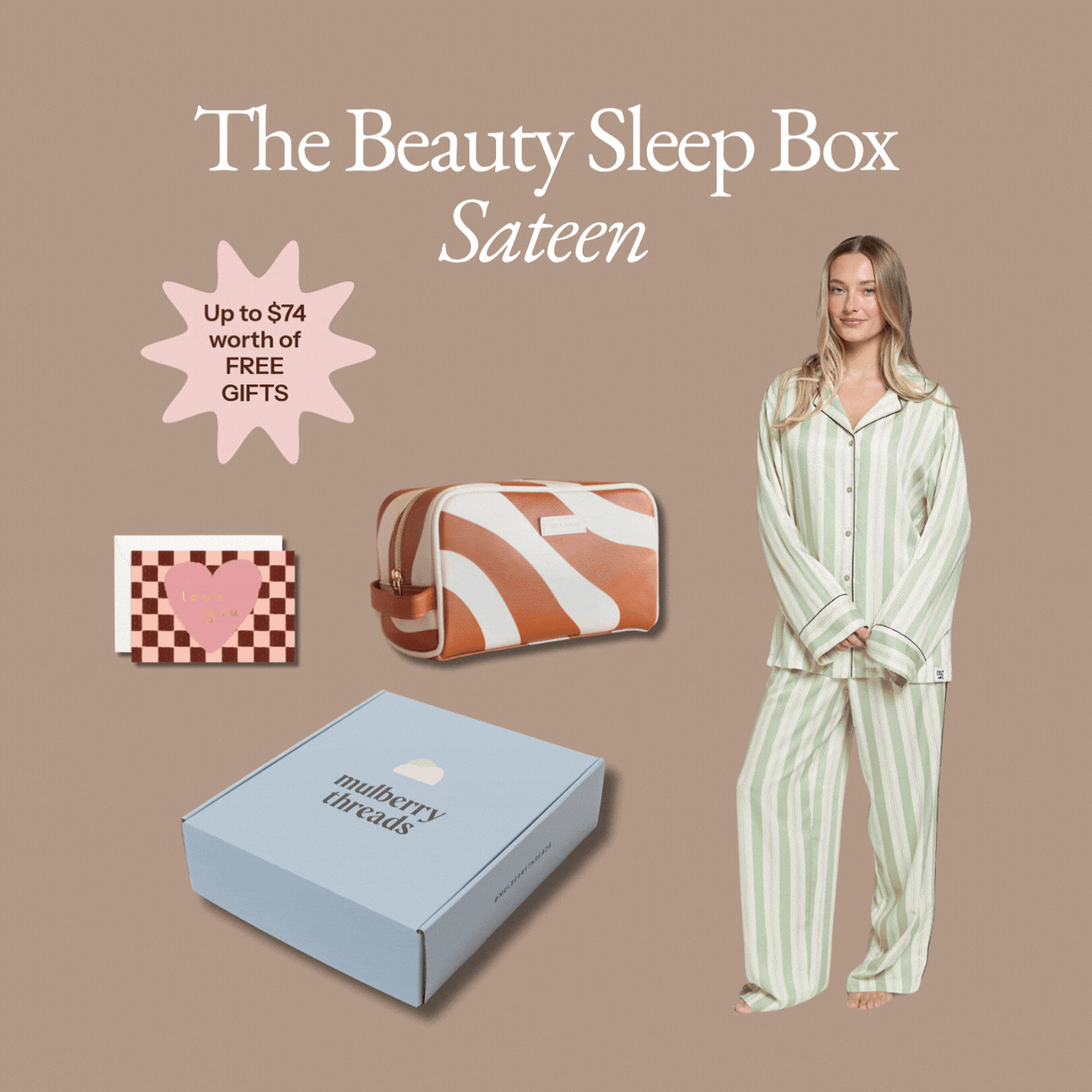 The Beauty Sleep Gift Box -Sateen
