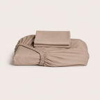 Latte Bamboo Fitted Sheet