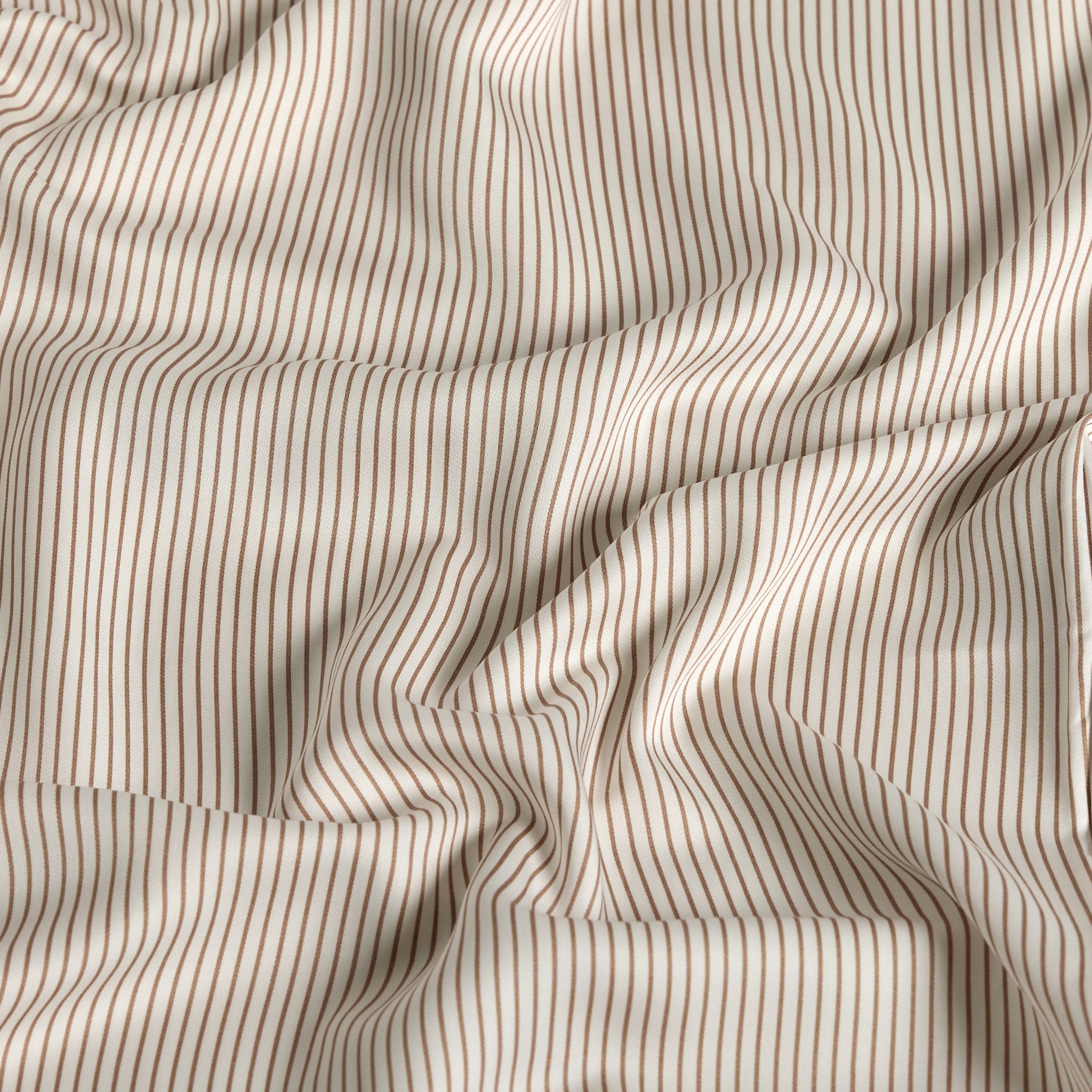 Latte Stripe Bamboo Quilt Cover