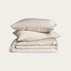 Latte Stripe Bamboo Quilt Cover