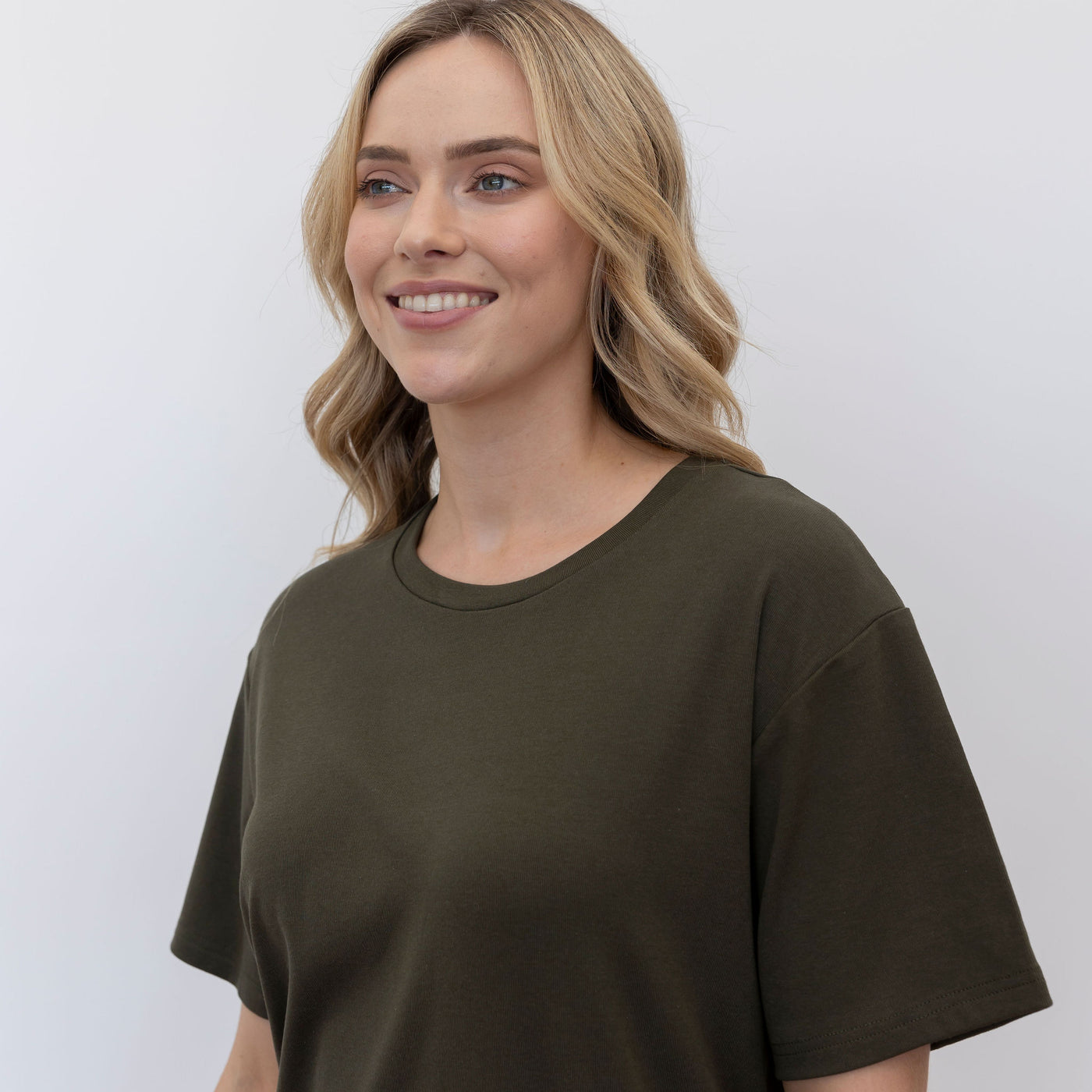 Charlie Bamboo Jersey Tee Dress - Forrest