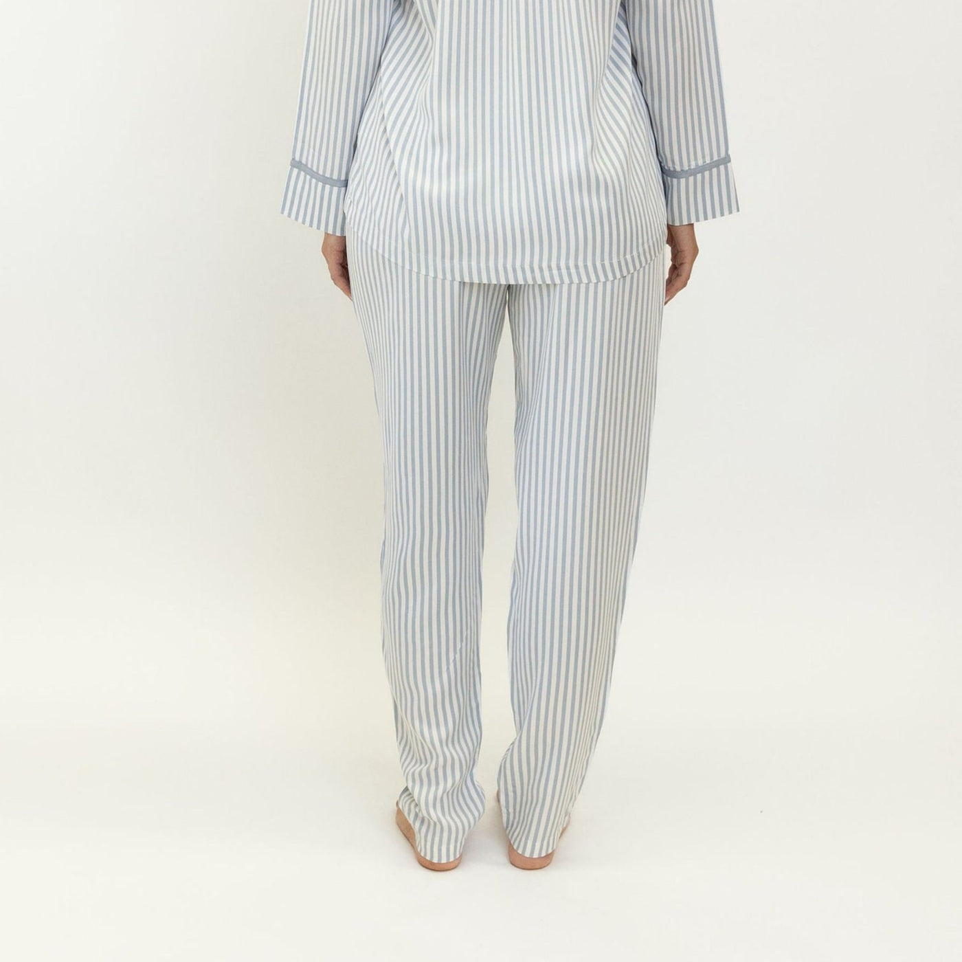 Maree Bamboo Pants - Blue Stripe