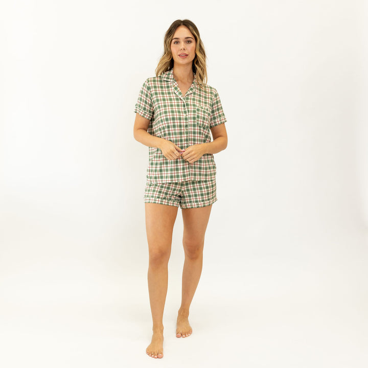 Harper Bamboo Set - Festive Check