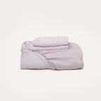 Lilac Bamboo Fitted Sheet Set