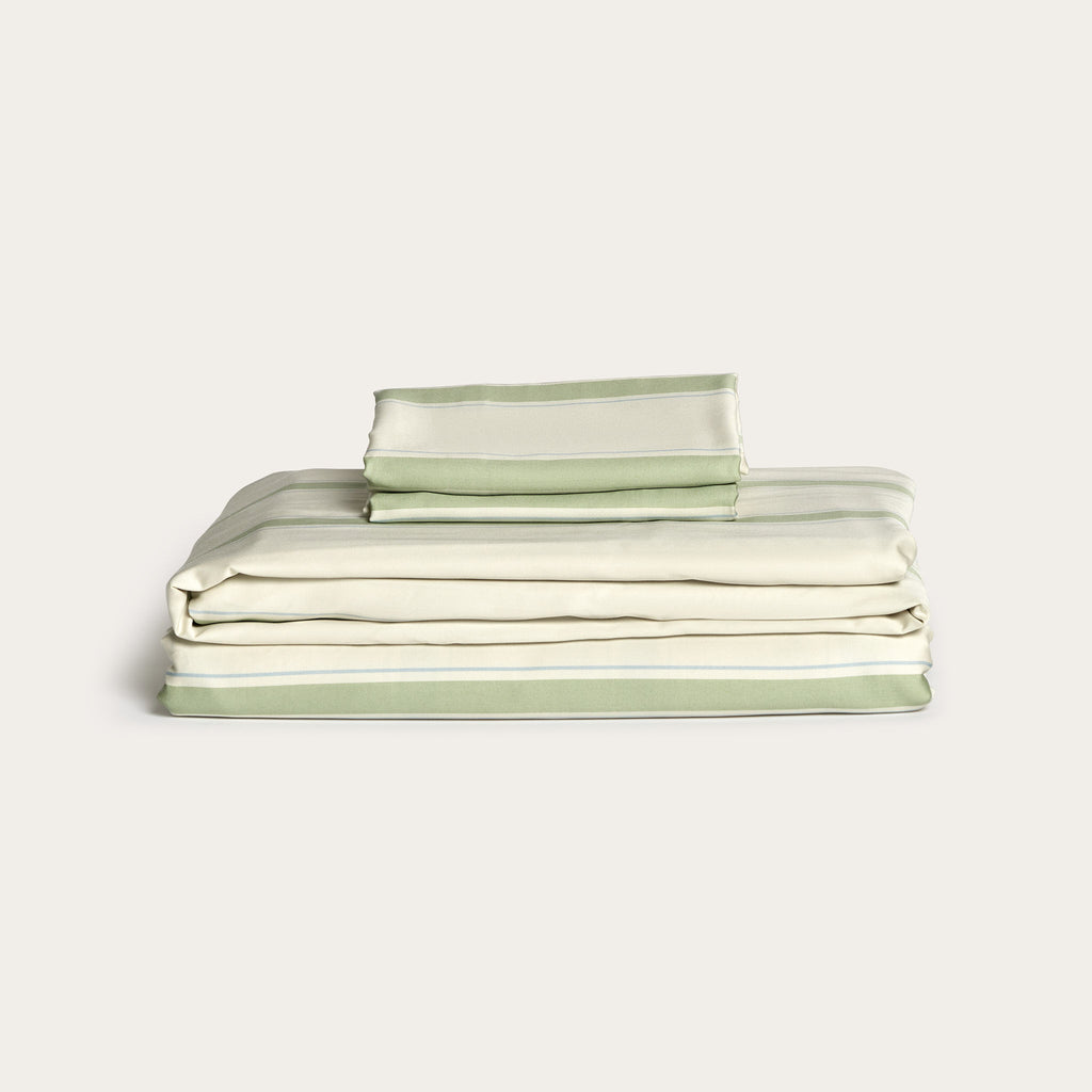 Meadow Stripe Bamboo Sheet Set