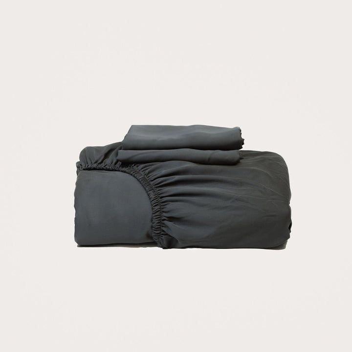 Bamboo Fitted Sheet & Pillowslips - Midnight